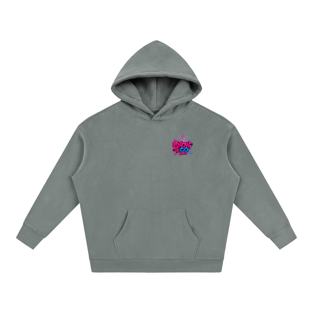SNOW & CO Lightning Oversize Fleeced Hoodie