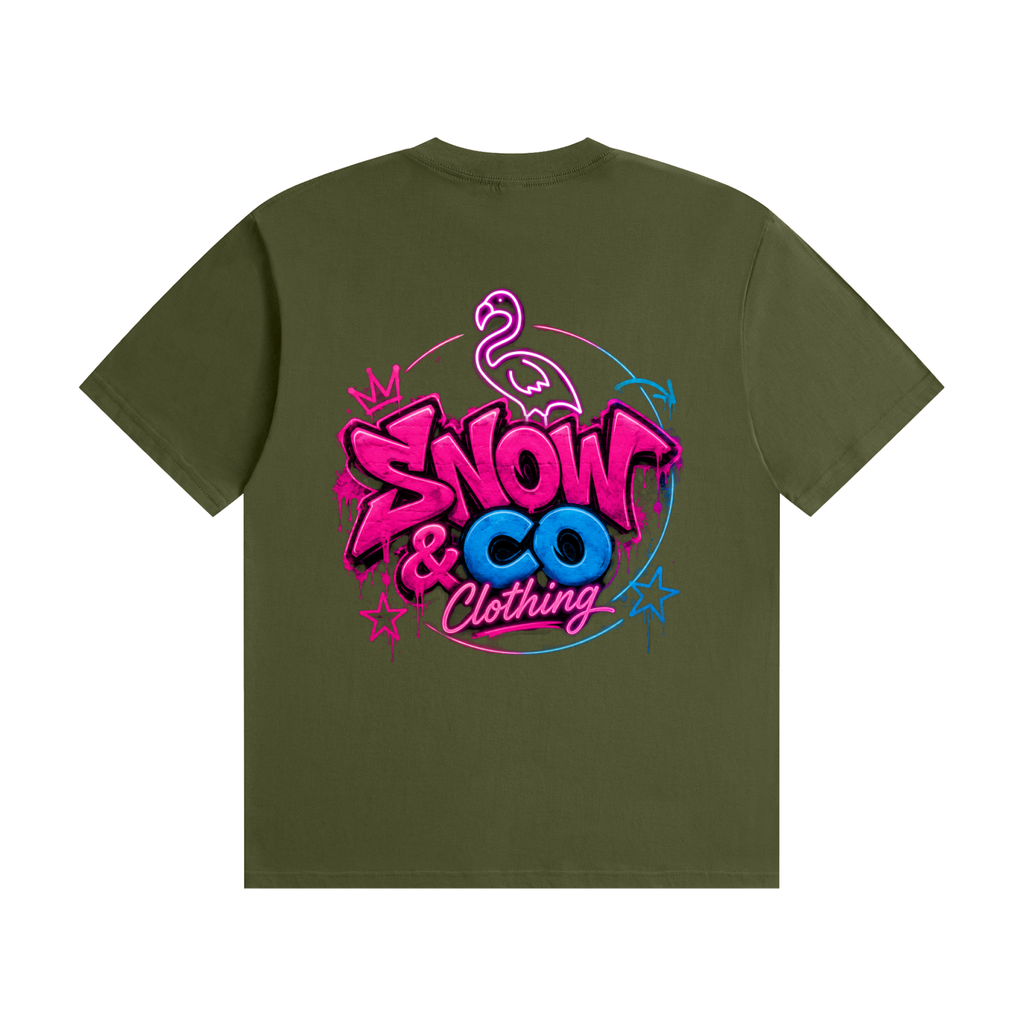 SNOW & CO V2 Unisex Seamless Cotton T-Shirt