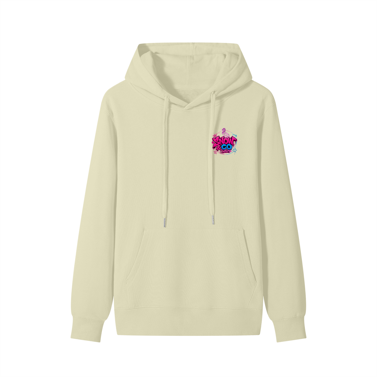 SNOW & CO V2 Light Weight Classic Unisex Cotton Hoodie