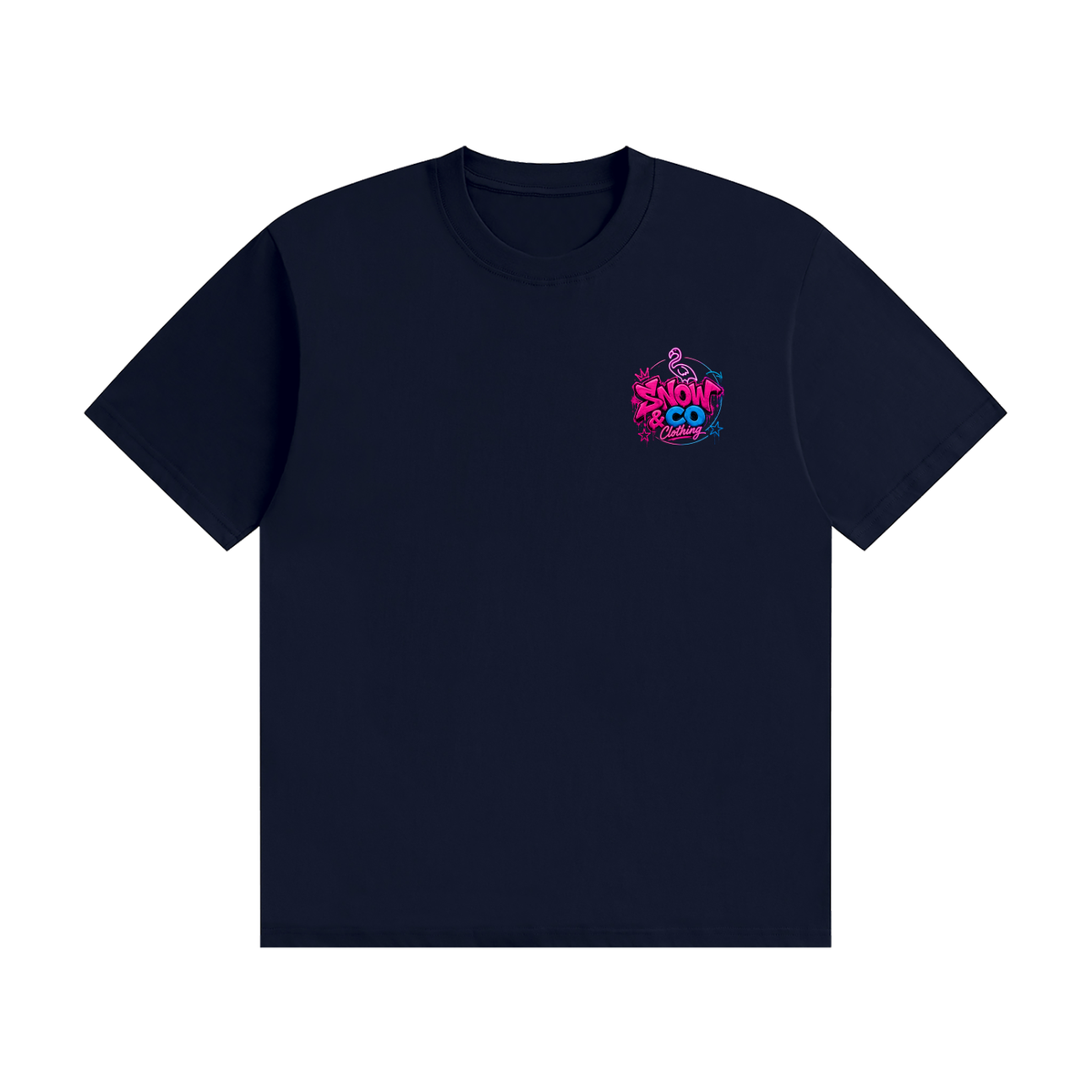SNOW & CO V2 Unisex Seamless Cotton T-Shirt