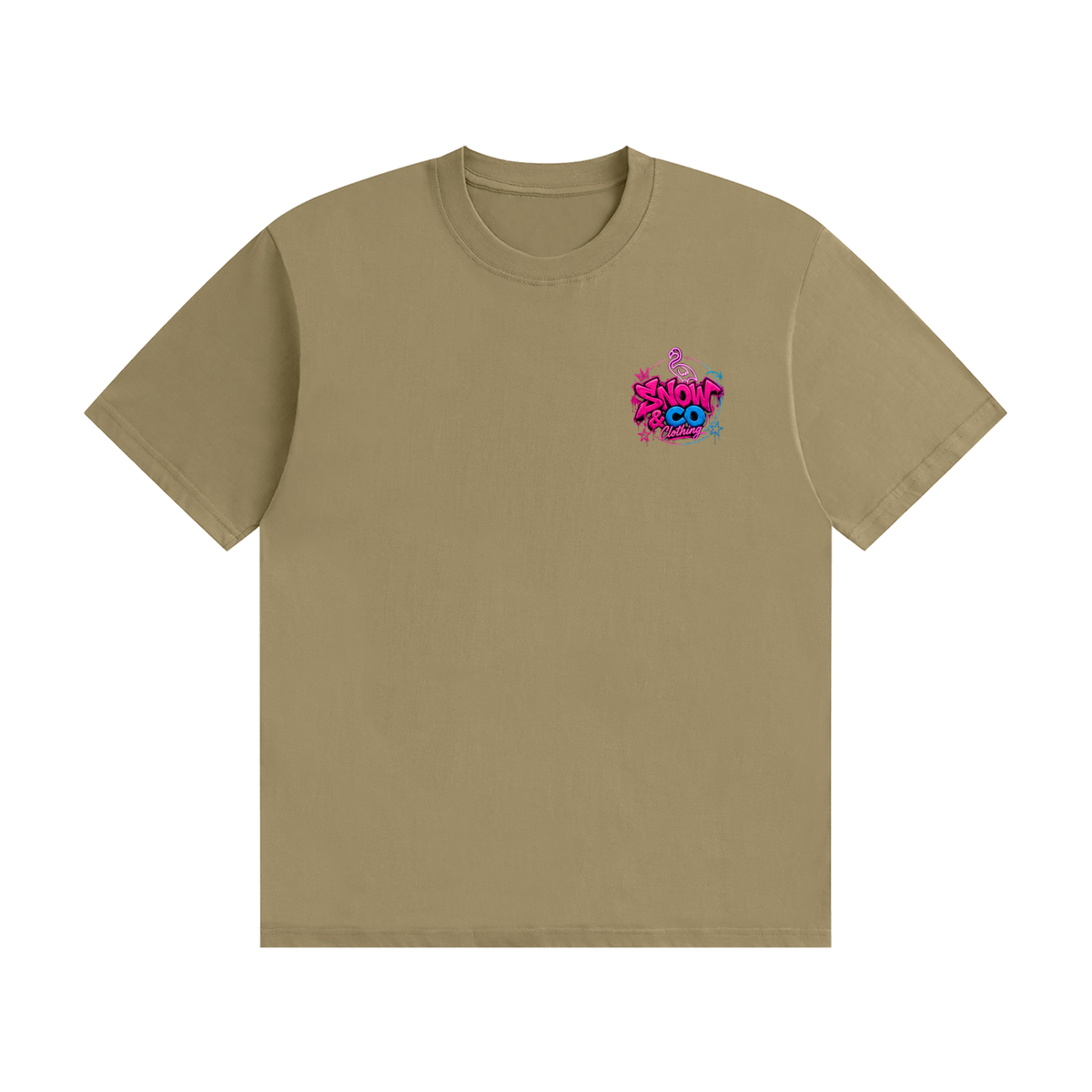 SNOW & CO V2 Unisex Seamless Cotton T-Shirt