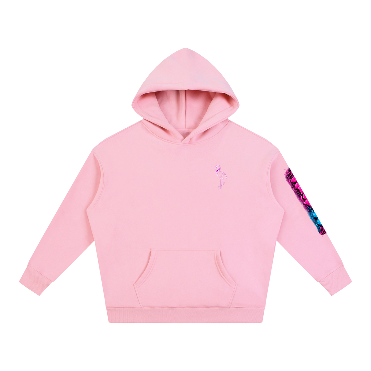 SNOW & CO Lightning Oversize Fleeced Hoodie