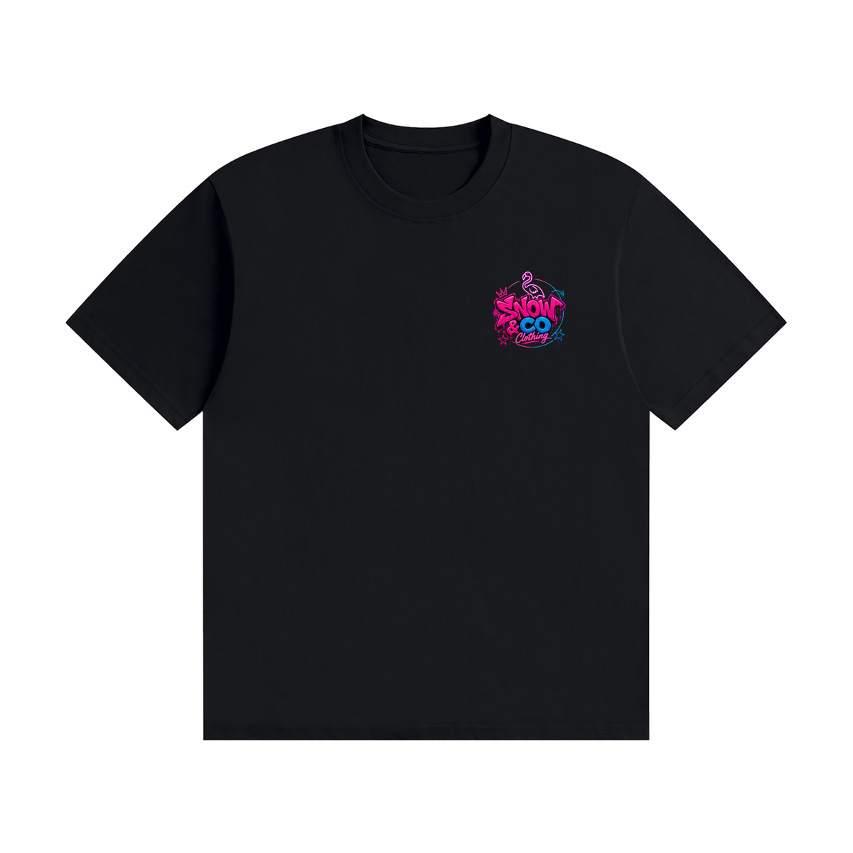 SNOW & CO V2 Unisex Seamless Cotton T-Shirt