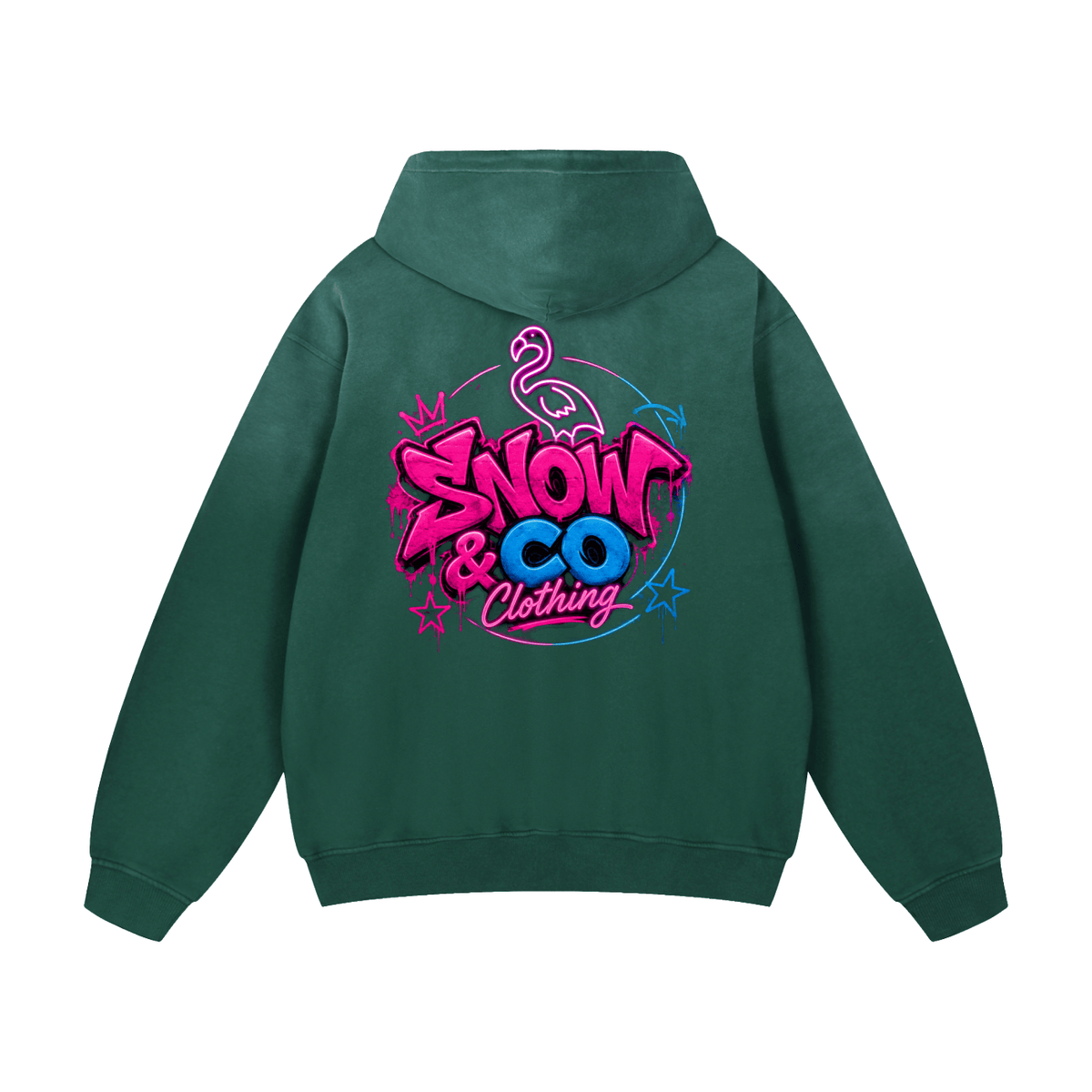SNOW & CO V2 Heavyweight Sunfade Oversized Hoodie