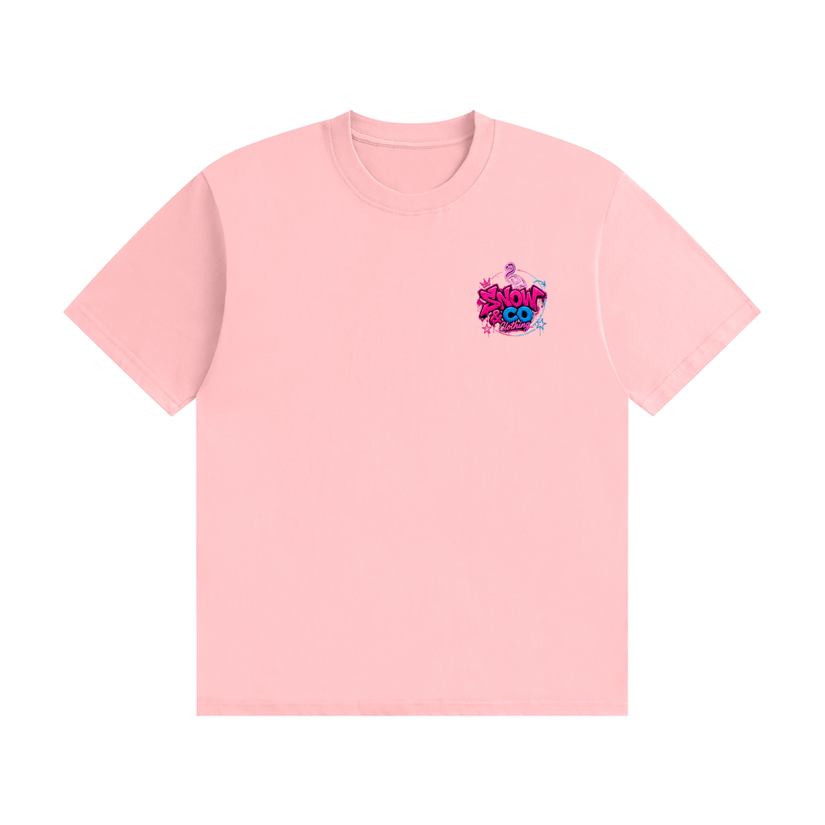 SNOW & CO V2 Unisex Seamless Cotton T-Shirt