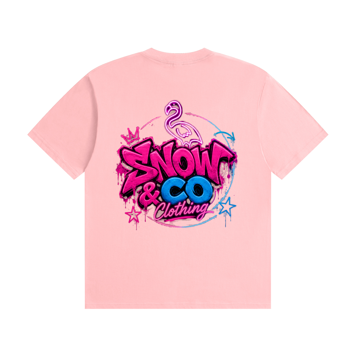 SNOW & CO V2 Unisex Seamless Cotton T-Shirt