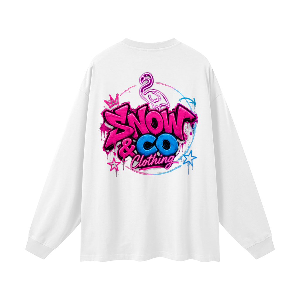 SNOW & CO V2 Oversized Unisex Long Sleeve T-Shirt