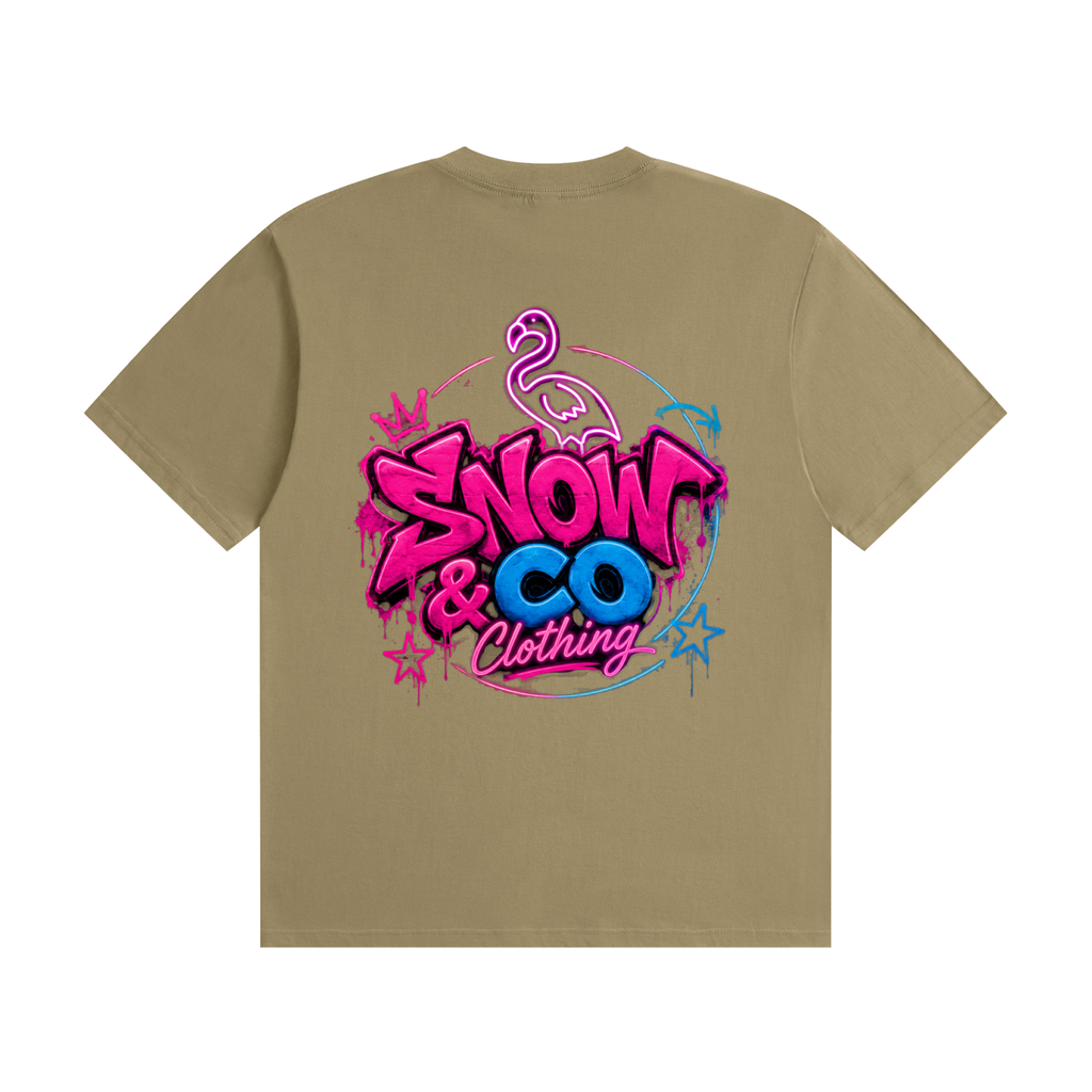 SNOW & CO V2 Unisex Seamless Cotton T-Shirt