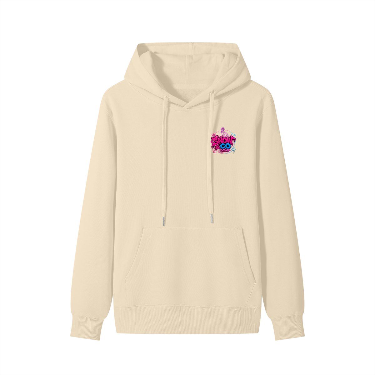 SNOW & CO V2 Light Weight Classic Unisex Cotton Hoodie