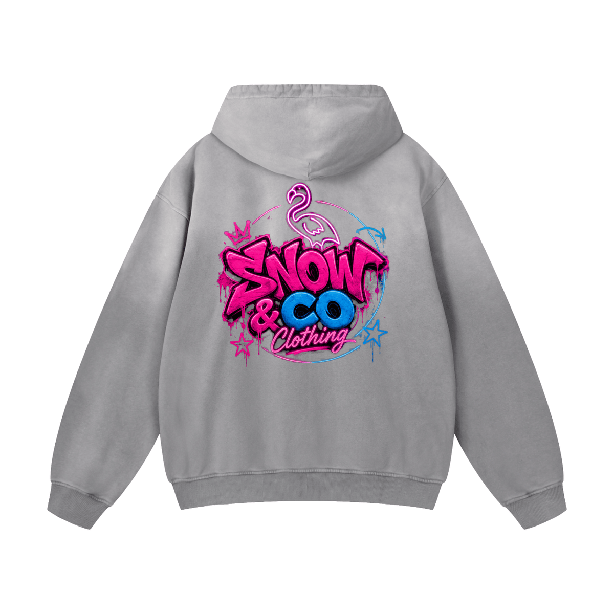 SNOW & CO V2 Heavyweight Sunfade Oversized Hoodie