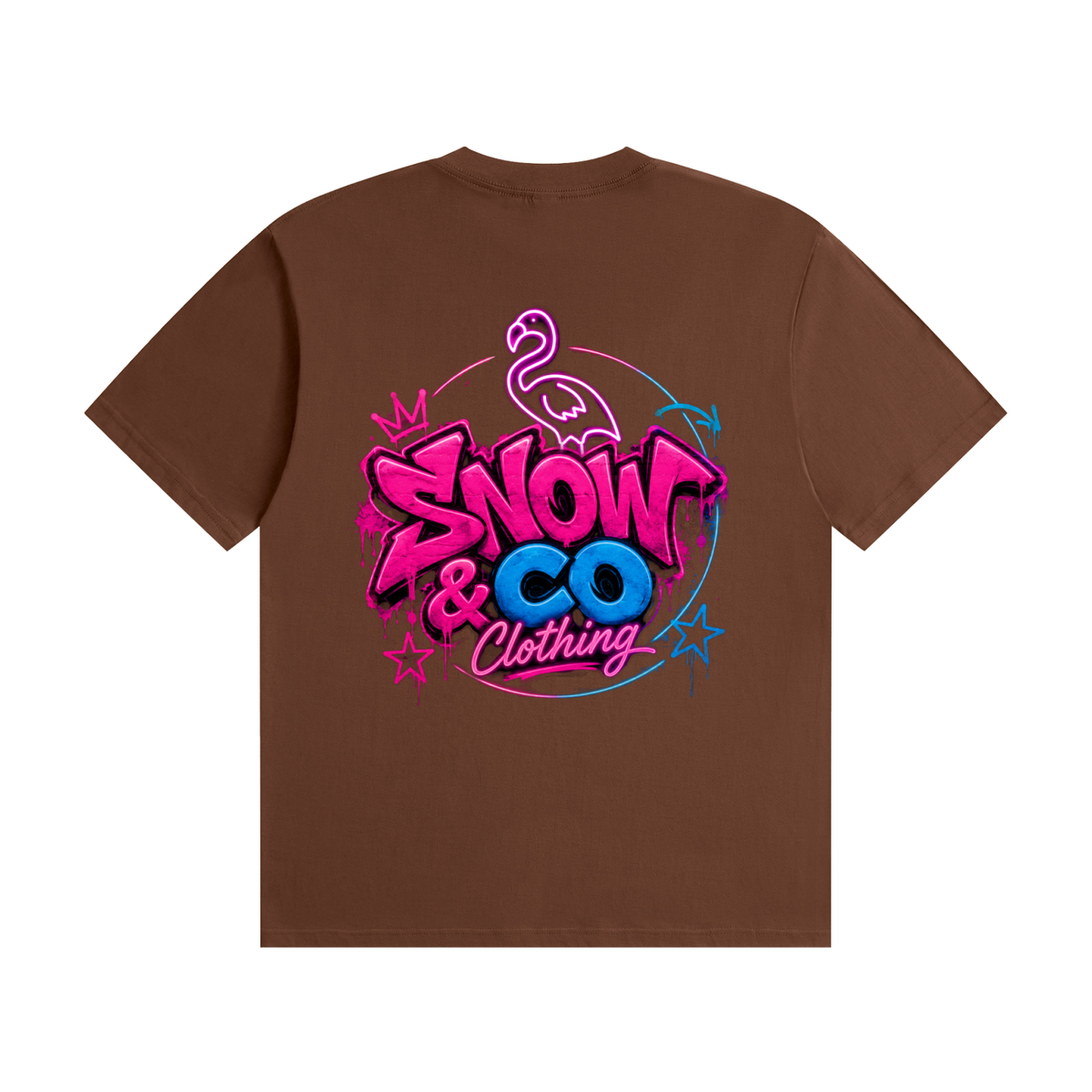 SNOW & CO V2 Unisex Seamless Cotton T-Shirt