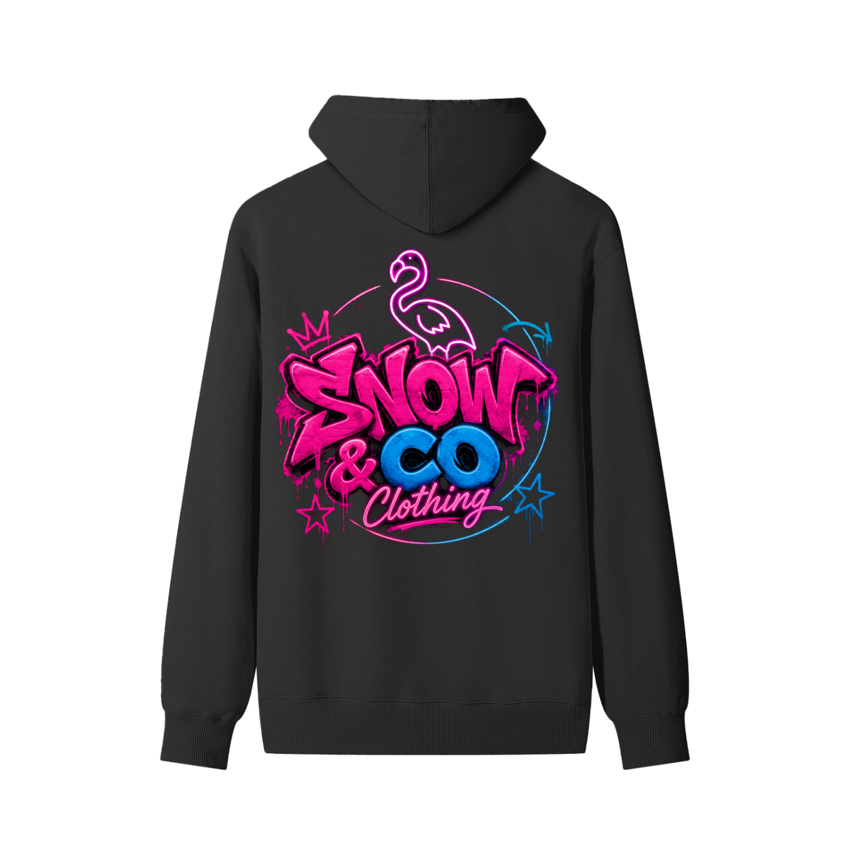 SNOW & CO V2 Light Weight Classic Unisex Cotton Hoodie