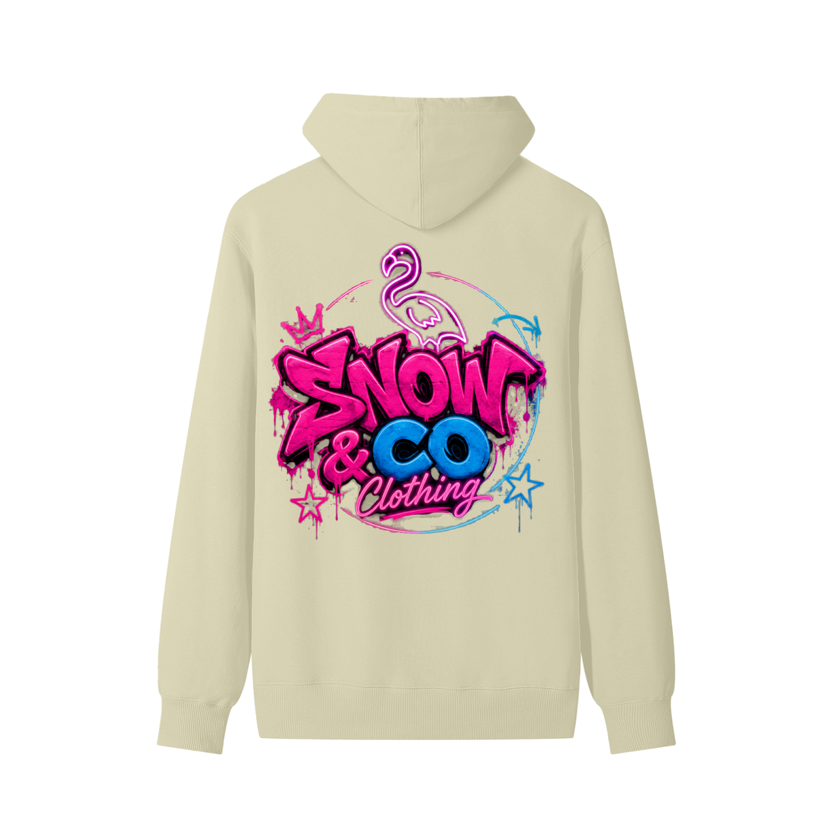 SNOW & CO V2 Light Weight Classic Unisex Cotton Hoodie