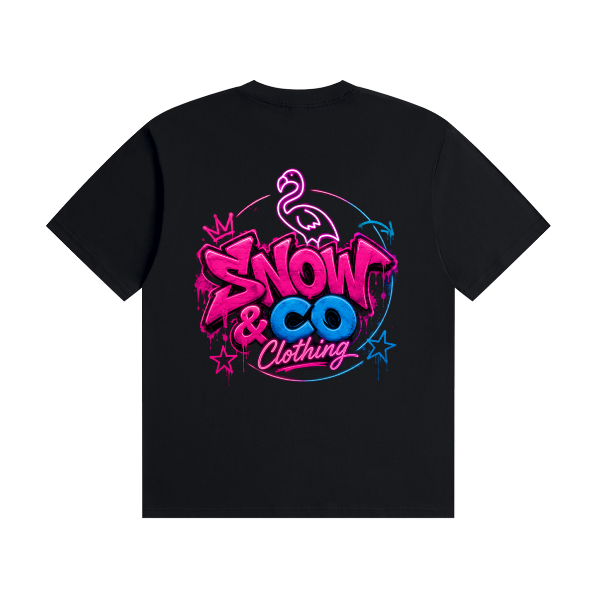 SNOW & CO V2 Unisex Seamless Cotton T-Shirt