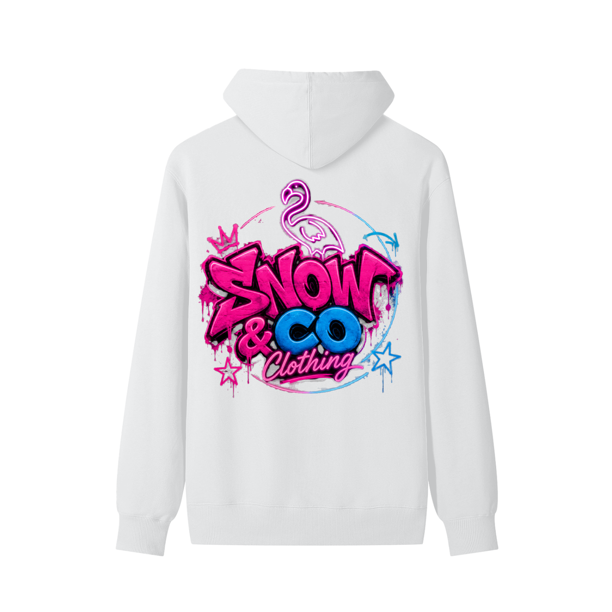 SNOW & CO V2 Light Weight Classic Unisex Cotton Hoodie