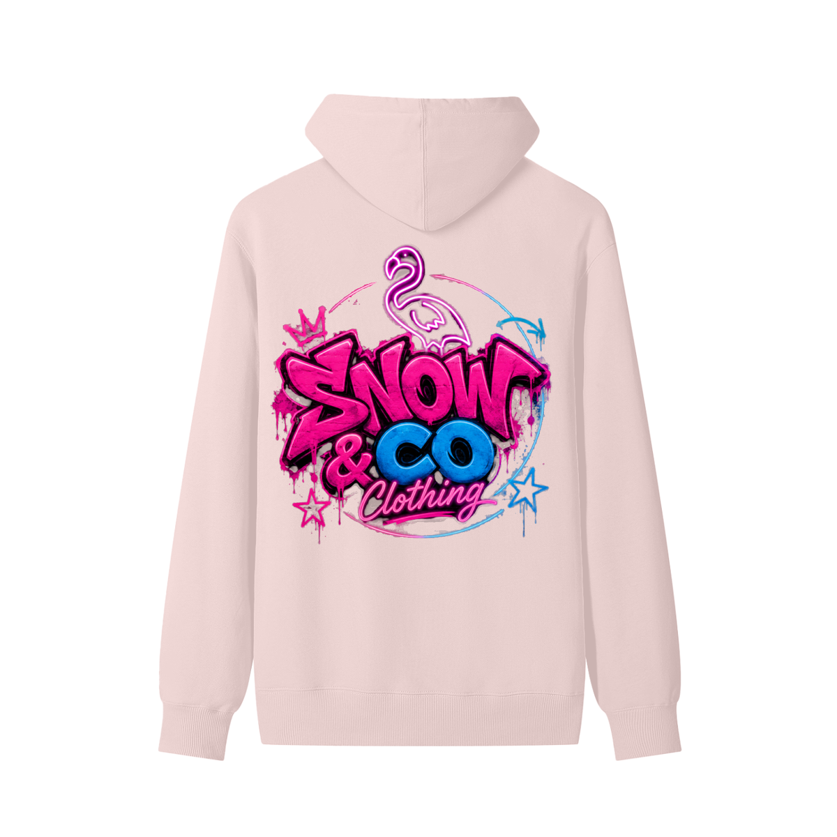 SNOW & CO V2 Light Weight Classic Unisex Cotton Hoodie