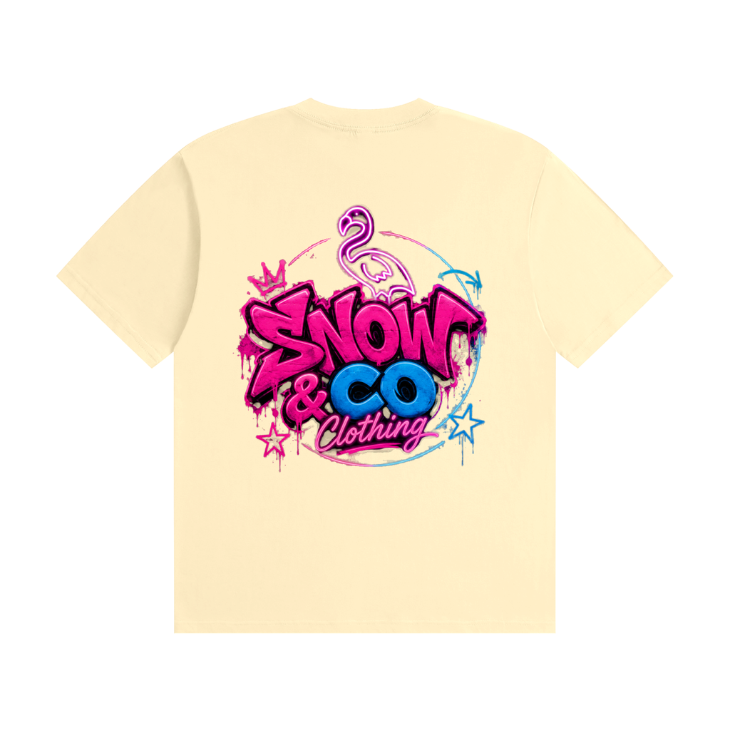 SNOW & CO V2 Unisex Seamless Cotton T-Shirt