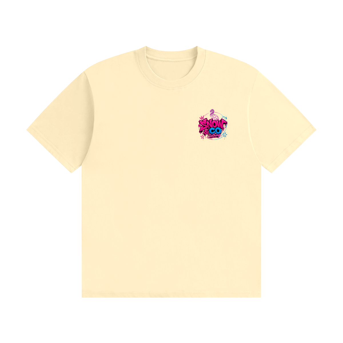 SNOW & CO V2 Unisex Seamless Cotton T-Shirt