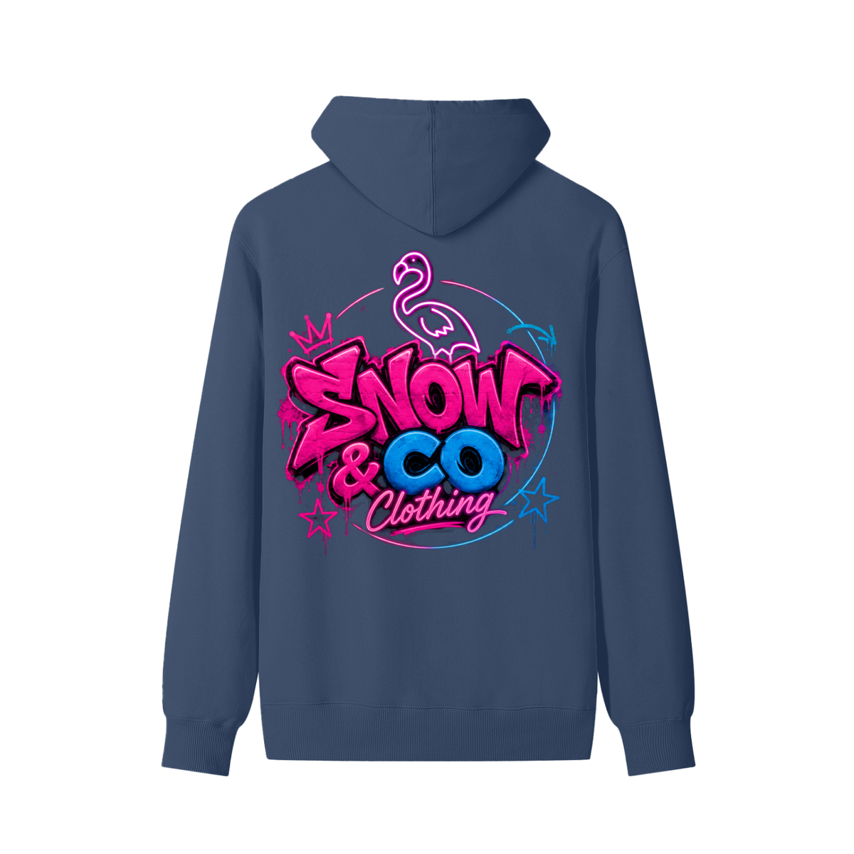 SNOW & CO V2 Light Weight Classic Unisex Cotton Hoodie