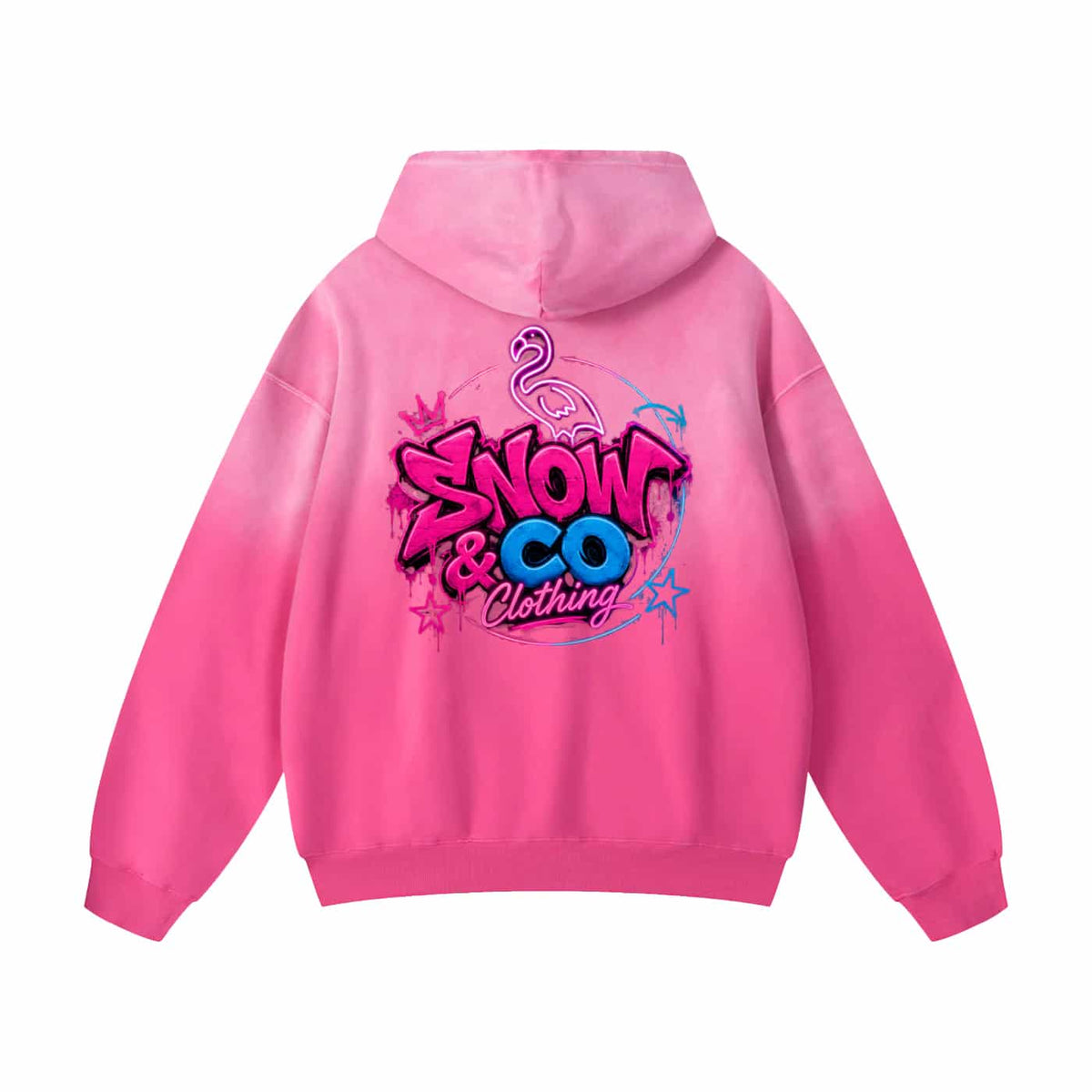SNOW & CO V2 Heavyweight Sunfade Oversized Hoodie